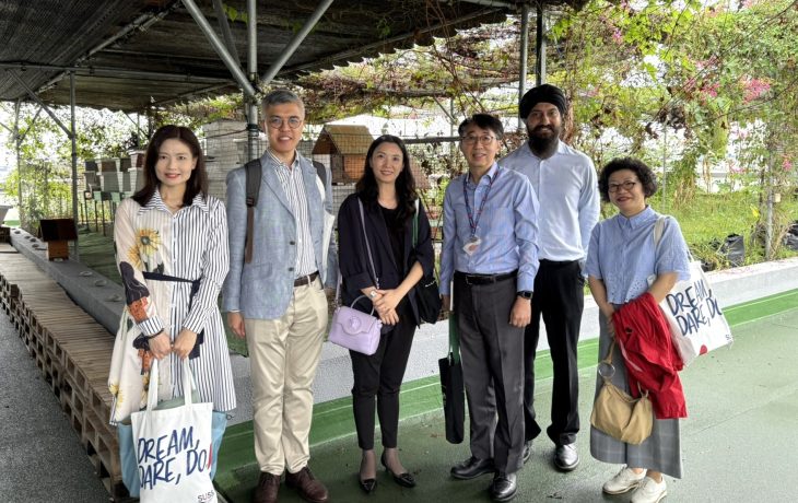 The visit concludes with a tour of the Experiential Urban Farm on the campus  rooftop.