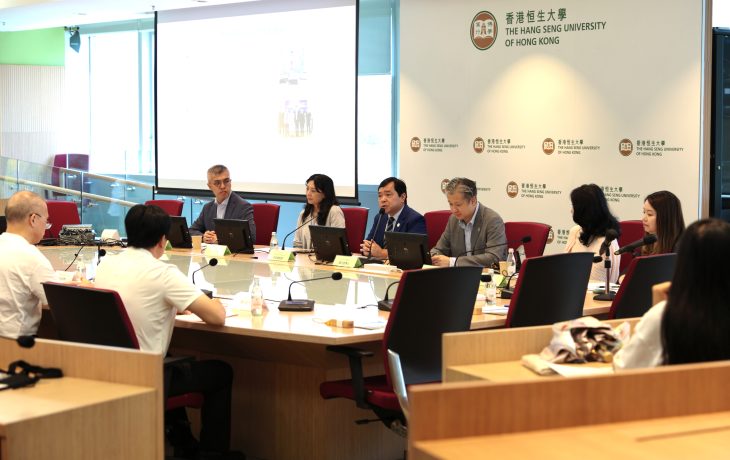 Professor Joshua Mok, Acting President highlights the recent developments and academic achievements of HSUHK.