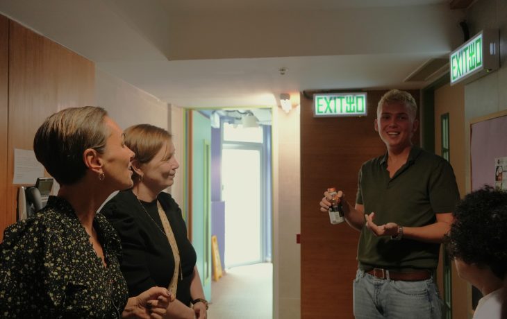 UiA representatives are pleased to hear about Tobias's enriching exchange experience at HSUHK and his time in Hong Kong.