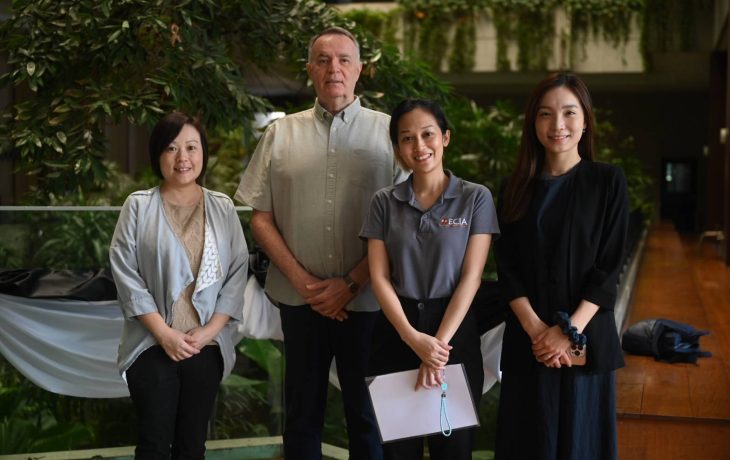 GAO representatives with Prof Downs (2nd from the left) and Ms Kammani (2nd from the right) at Kasetsart University.