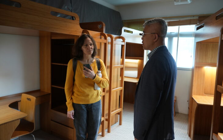 A well-equipped student room at Hong Kong Jockey Club Residential Colleges.
