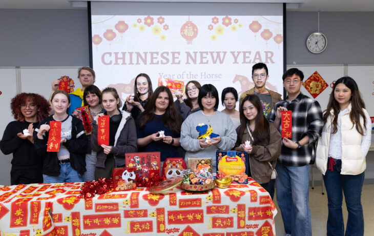 Everyone welcomes the Chinese New Year with joy and new friendships.