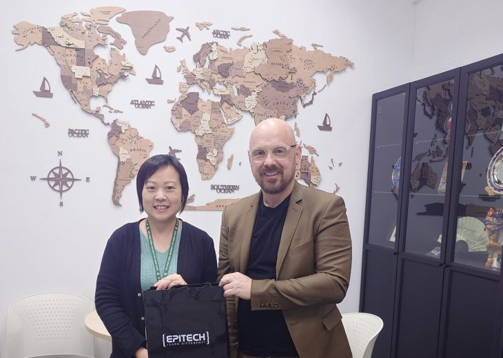 Mr Yannick Tremblay (right) with Ms Mavis Lam, Assistant Global Affairs Manager